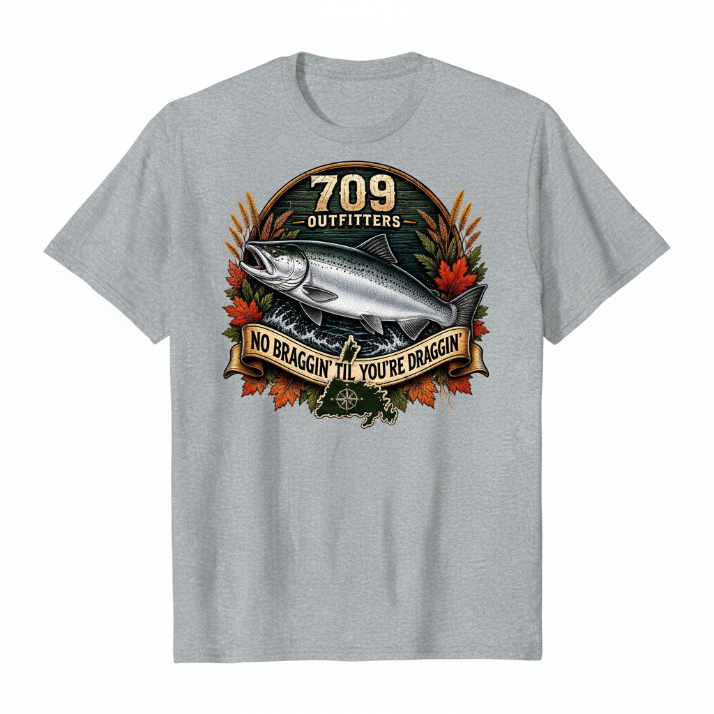 No Braggin' Til You're Draggin' T-Shirt - Grey