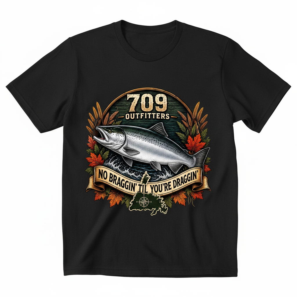 No Braggin' Til You're Draggin' T-Shirt - Black